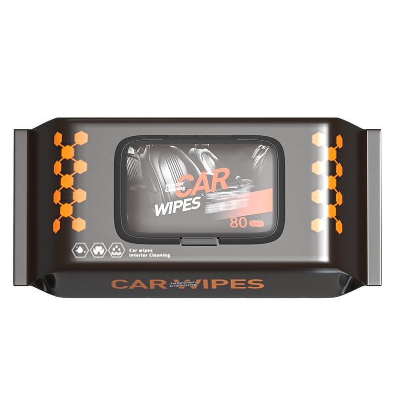 Car Interior Cleaning And Polishing Wipes (80 Pcs/Bag)