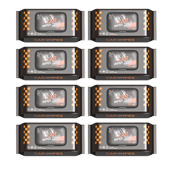 Car interior cleaning and polishing wipes(80 pcs/bag)