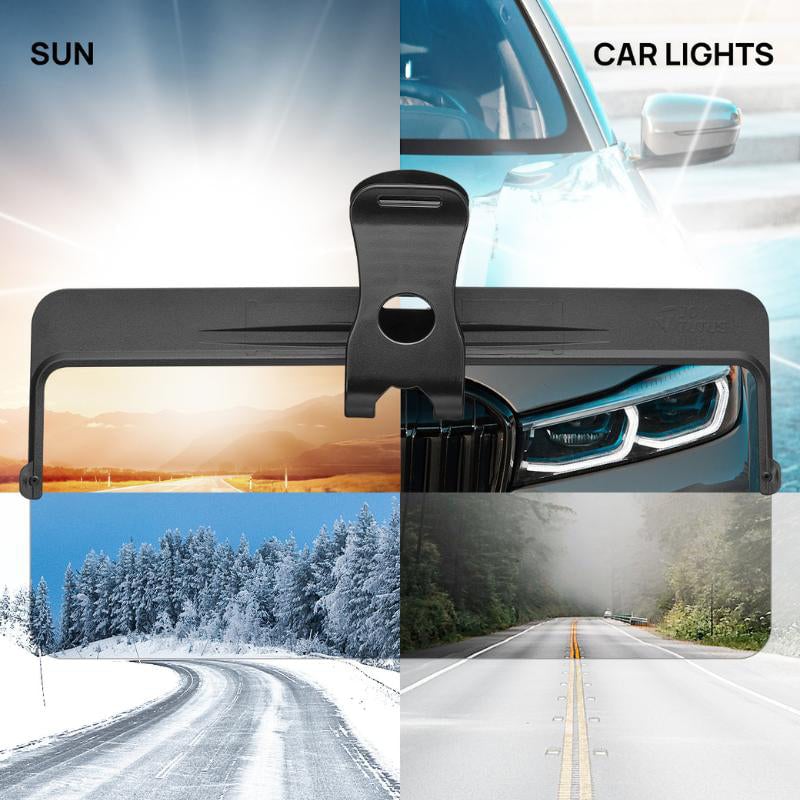 Universal Car Sun Visor - Polarized Glare Protection - Drive Comfortably in Any Sunlight