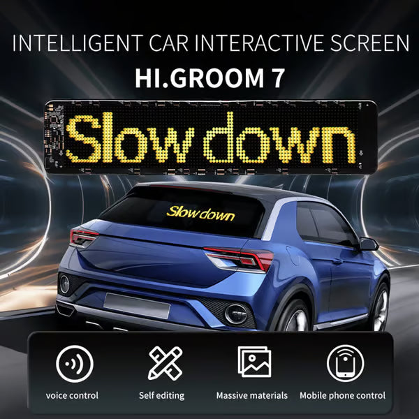 ✨DIY Car Dynamic LED Smart Colorful Eye Lamp Soft Screen