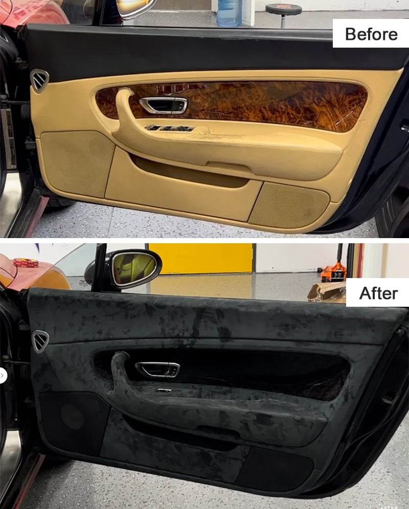š„Self-Adhesive Faux Suede Fabric for Automotive/ Home Repair/ DIY