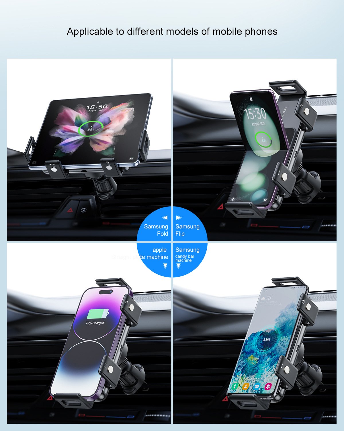 📱🚗2025 High intelligent mobile phone/Pad Holder