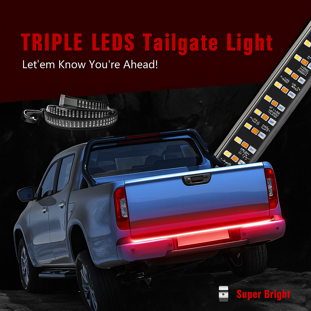 LED Tailgate Lights, Turn Signals and Driving and Reversing Lights